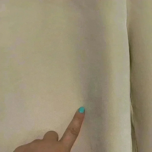 Eileen Fisher Wide Leg 100% Silk Pants Size XS Pull On side Zipper Waist- 29'' - Picture 4 of 6